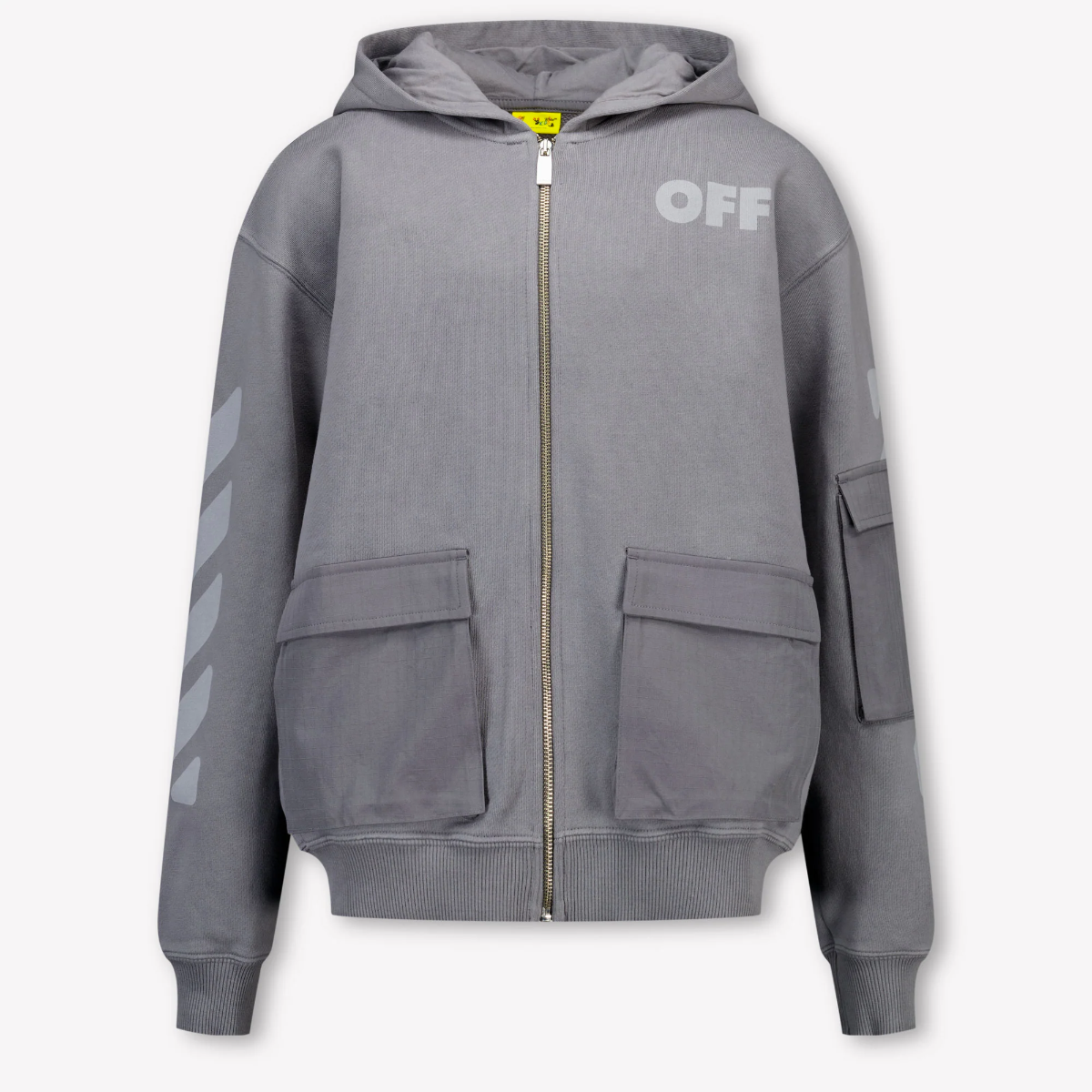 Off-White Garment Dyed Cargo Hoodie