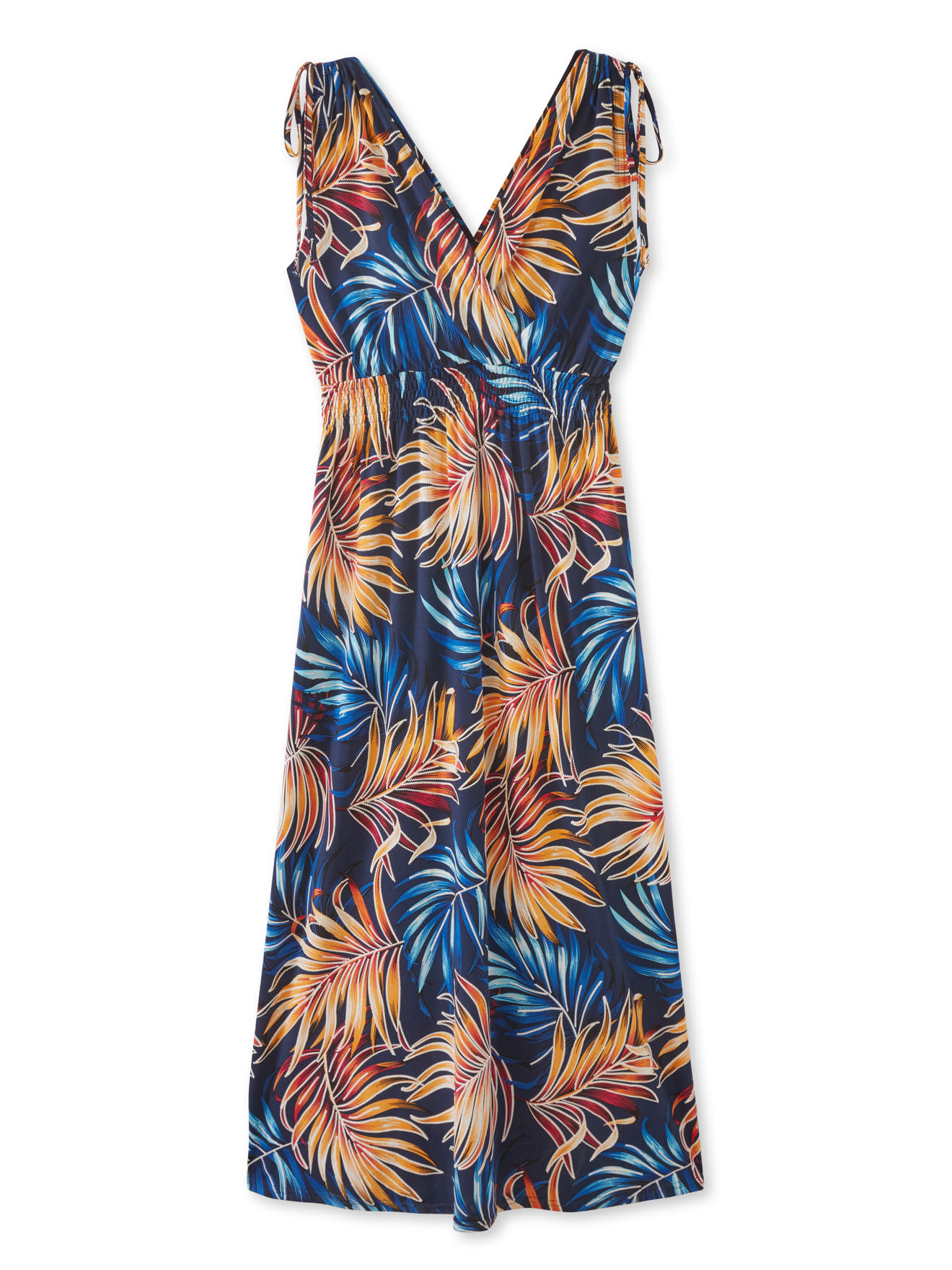 Robe longue bain de soleil en maille