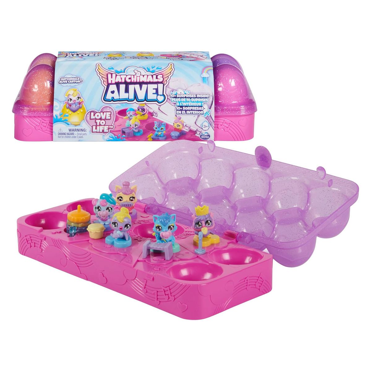 Spin Master 6067404 (20142741) - Hatchimals - Alive! - Eierkarton Spielset