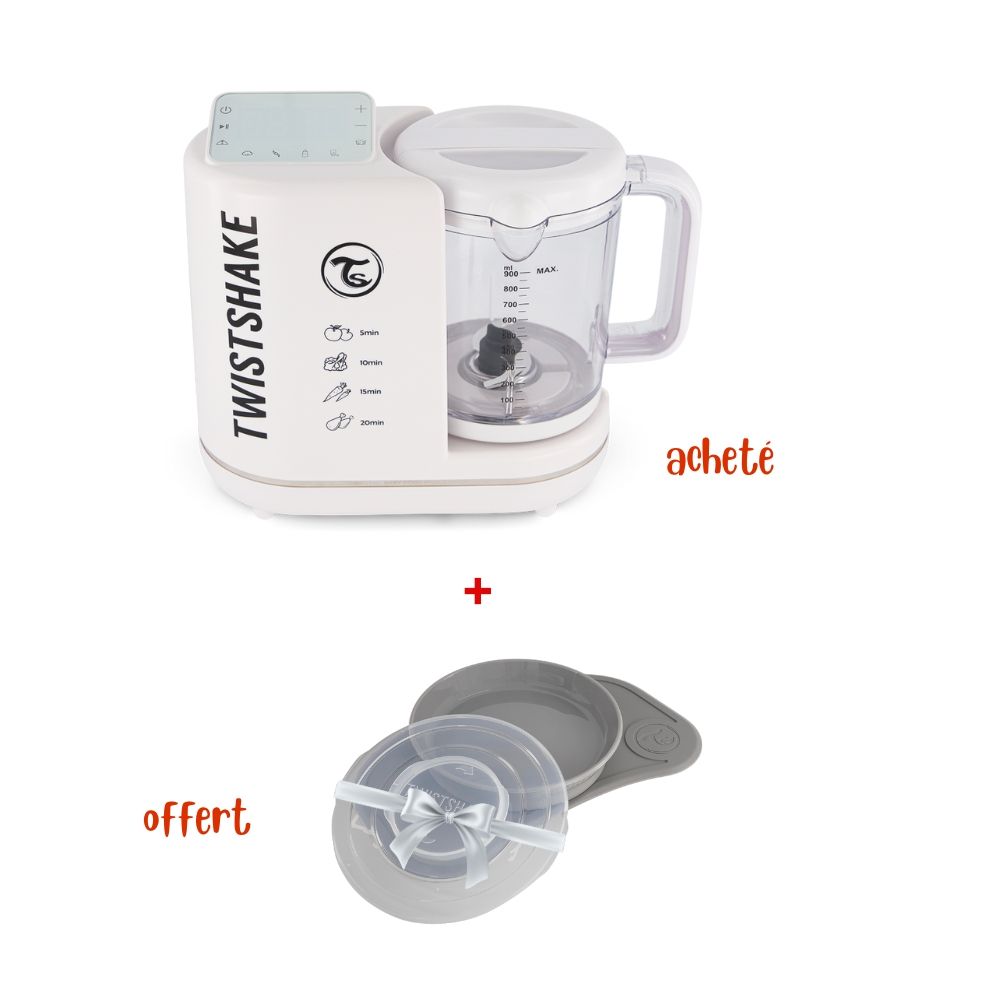 PROMO ! Robot cuiseur acheté = Mini mat+ plate OFFERT - Ecru