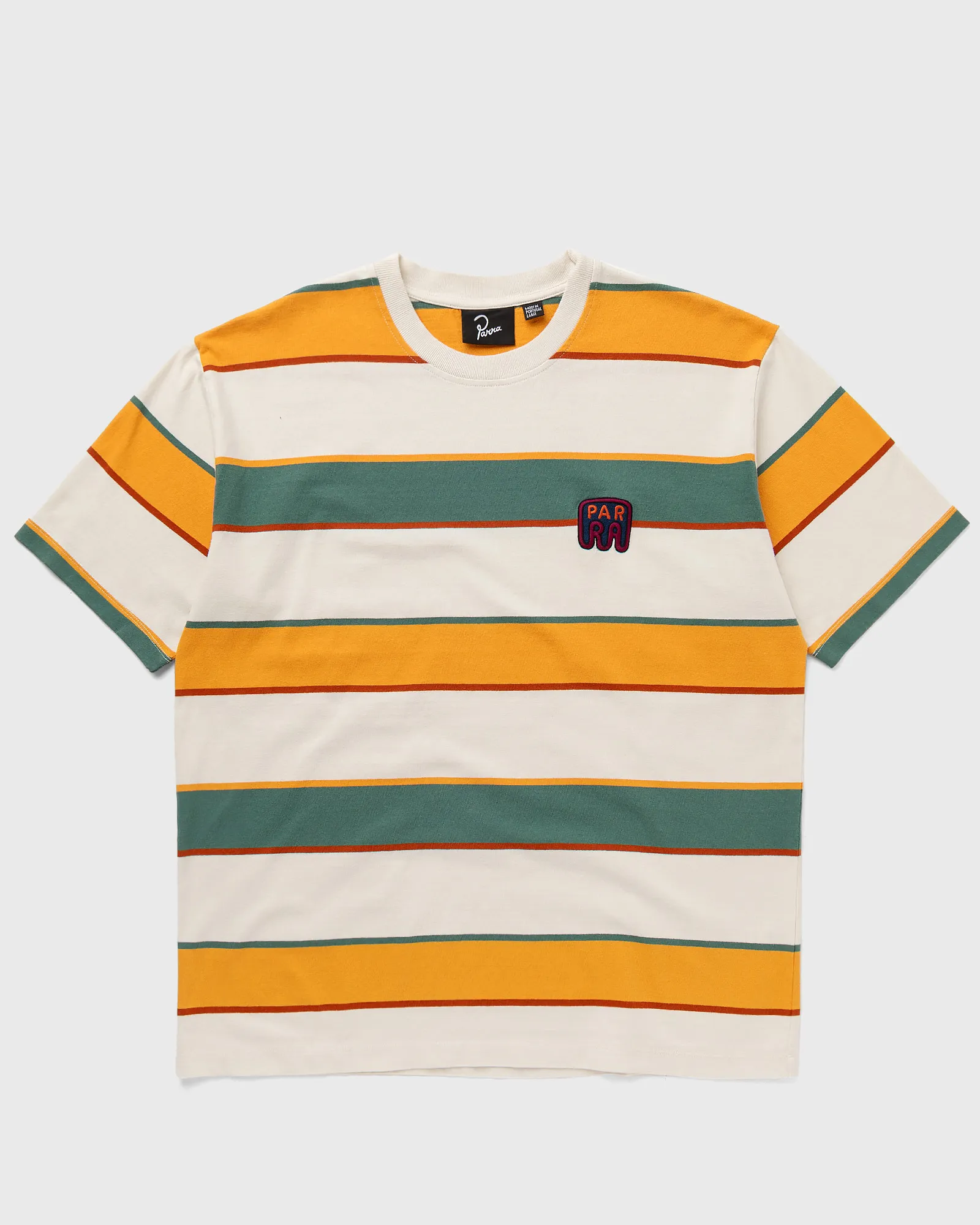 By Parra Fast Food Logo Striped Tee