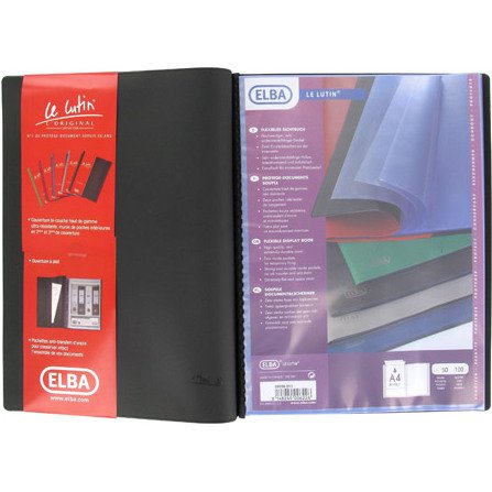 Protège-documents opaques A4 50 pochettes Le Lutin Classique Oxford noir