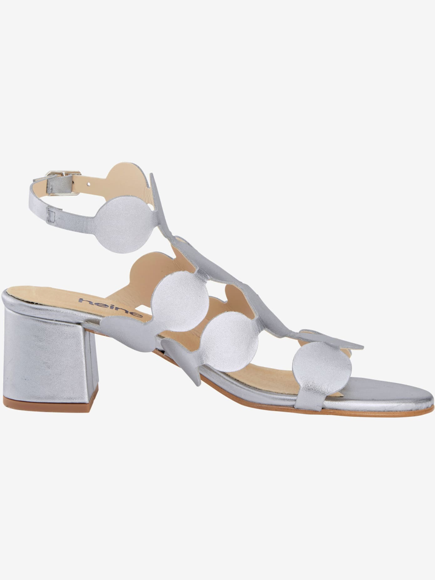 Sandales cuir de vache verni