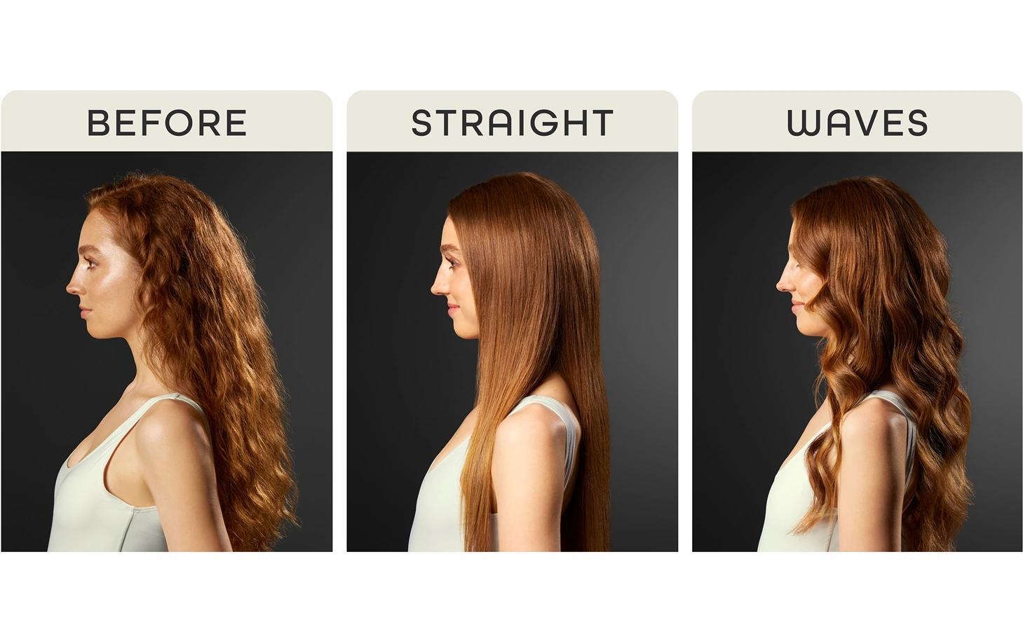 Haarglätter Steam Style Pro Weiss<br>Dampfglätteisen für seidenweiches Haar