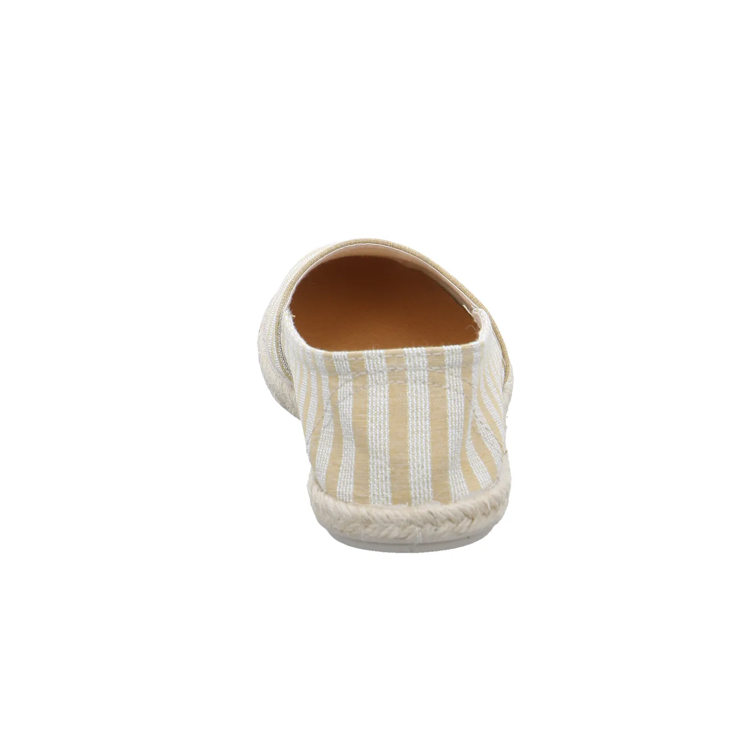 SCHUHENGEL Espadrille Gelb Textil  mit Lederdecksohle