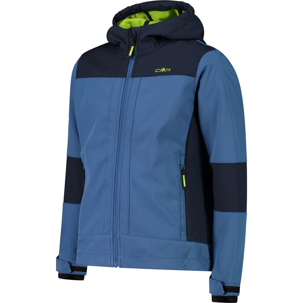 CMP Fix Hood Softshelljacke Kinder dusty blue