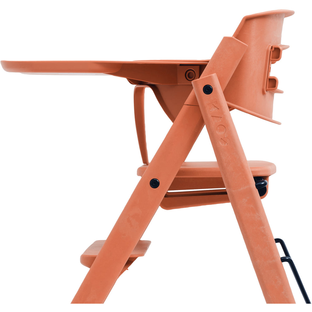 Køb KAOS Terracotta Pink Klapp Højstol Recycled Med KLAPP® Sikkerhedsbøjle Og Bakke Bundle