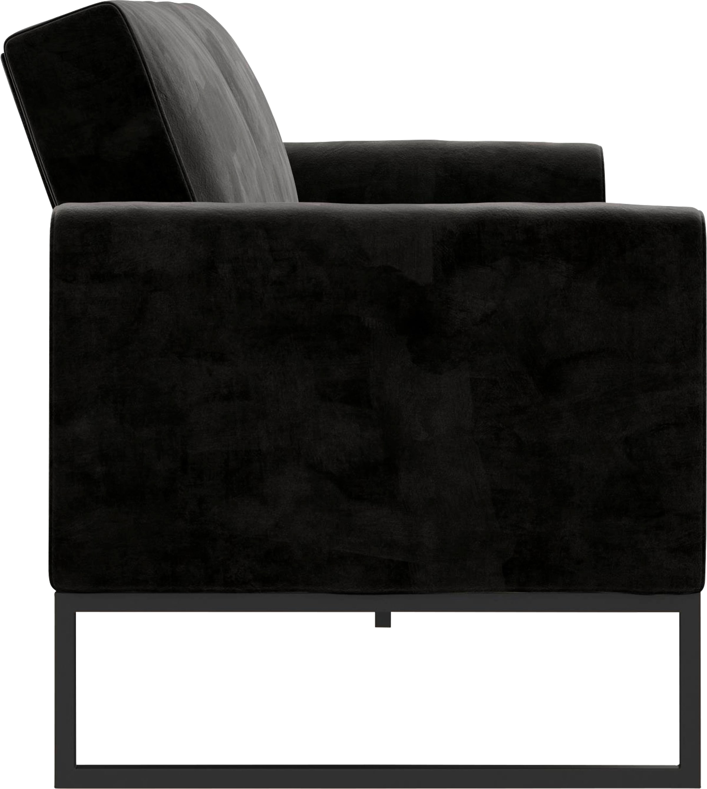 CosmoLiving by Cosmopolitan Schlafsofa »Adley« Veloursstoff, Schlaffunktion, Rückenlehne 2-teilig, Sitzhöhe 47,5 cm