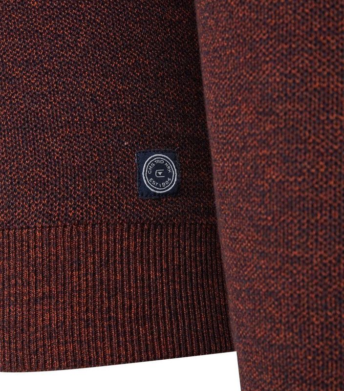 Casa Moda - Zip Trui Bordeaux - Heren - Regular-fit