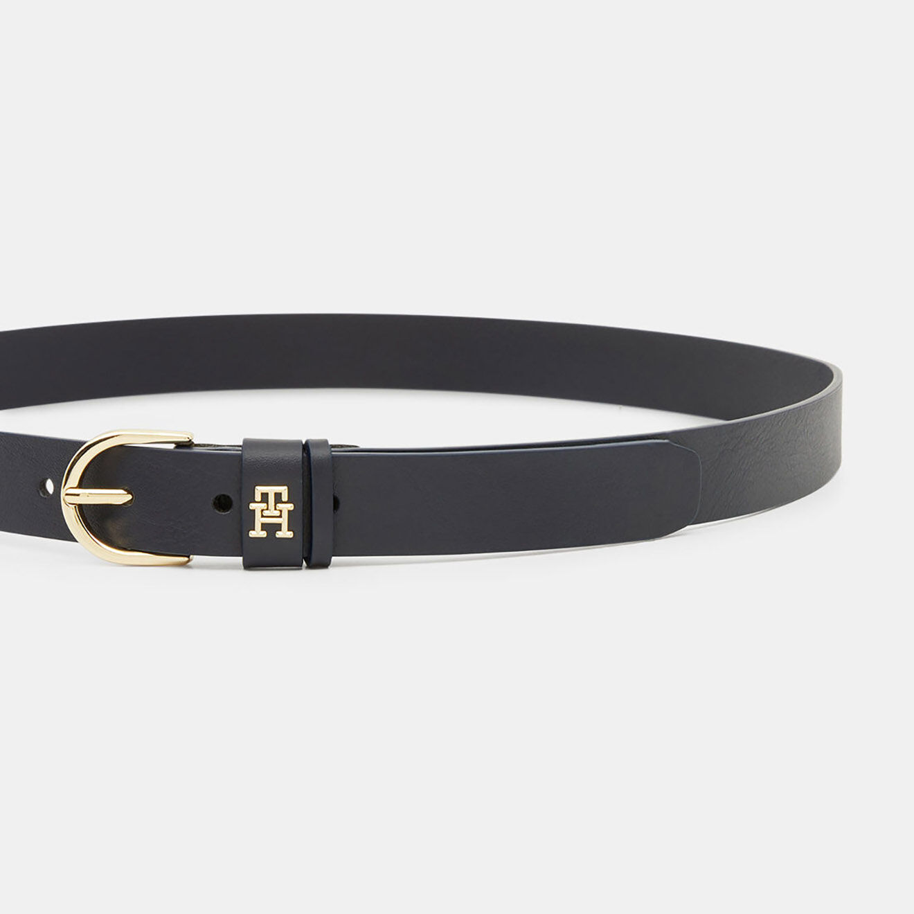 Tommy Hilfiger Ceinture en Cuir Timeless bleu marine