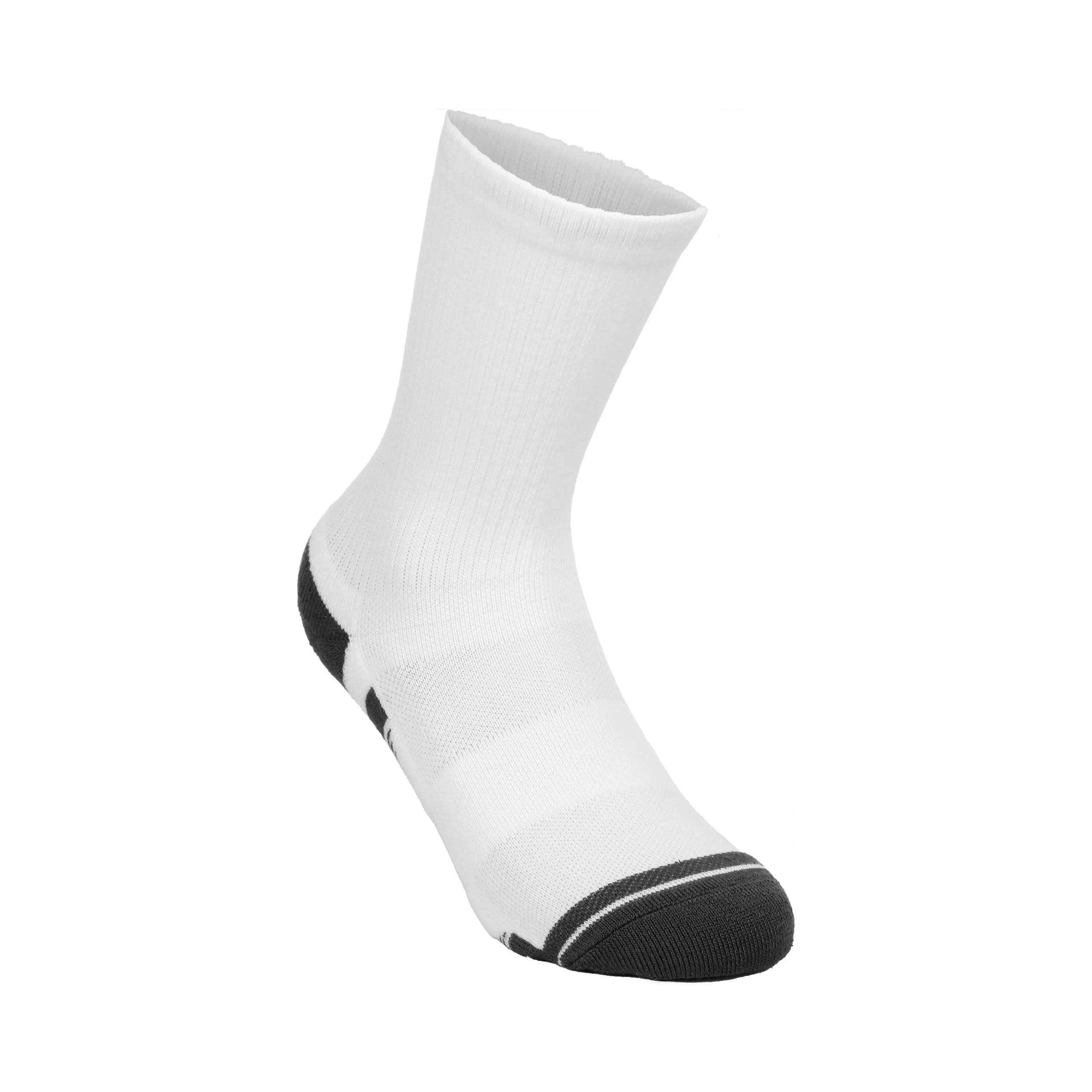 Under Armour Performance Tech Crew Chaussettes De Sport Pack De 3 - Blanc