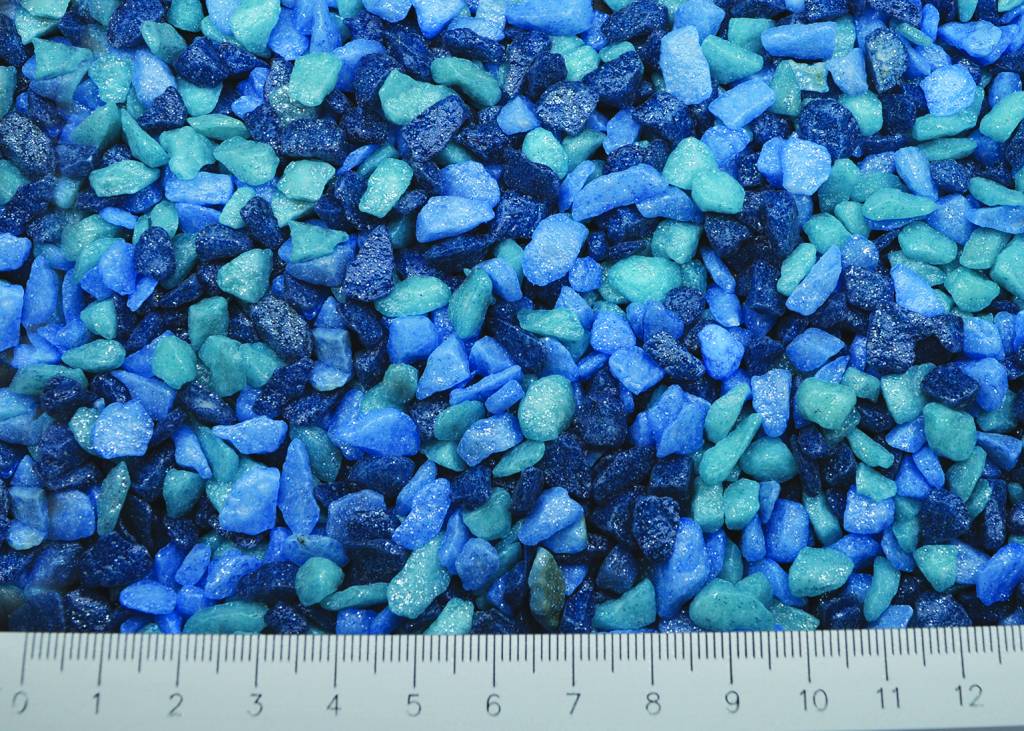 Superfish aquarium grind mix blauw 1 kg
