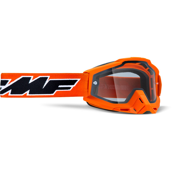 FMF Vision - Masque Powerbomb Enduro Rocket Orange / Transparent