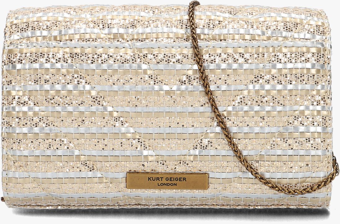 KURT GEIGER LONDON gouden kurt geiger london schoudertas extra mini kensington