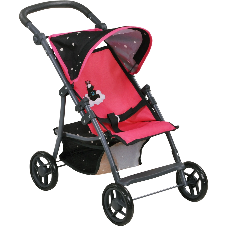 knorr toys® Puppenbuggy Liba NICI Theodor Carbon schwarz