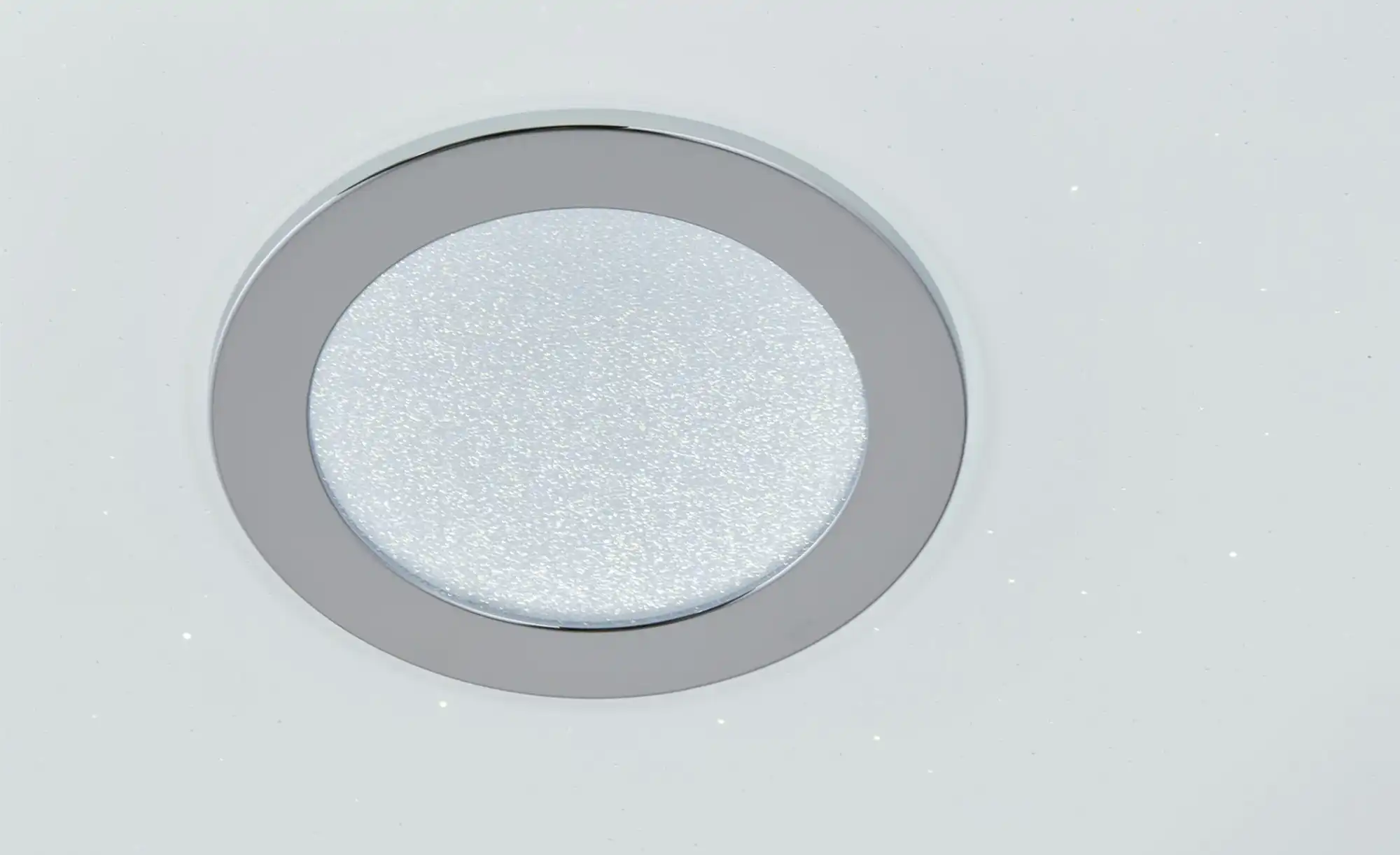 Trio LED-Deckenleuchte weiß mit Sterneneffekt