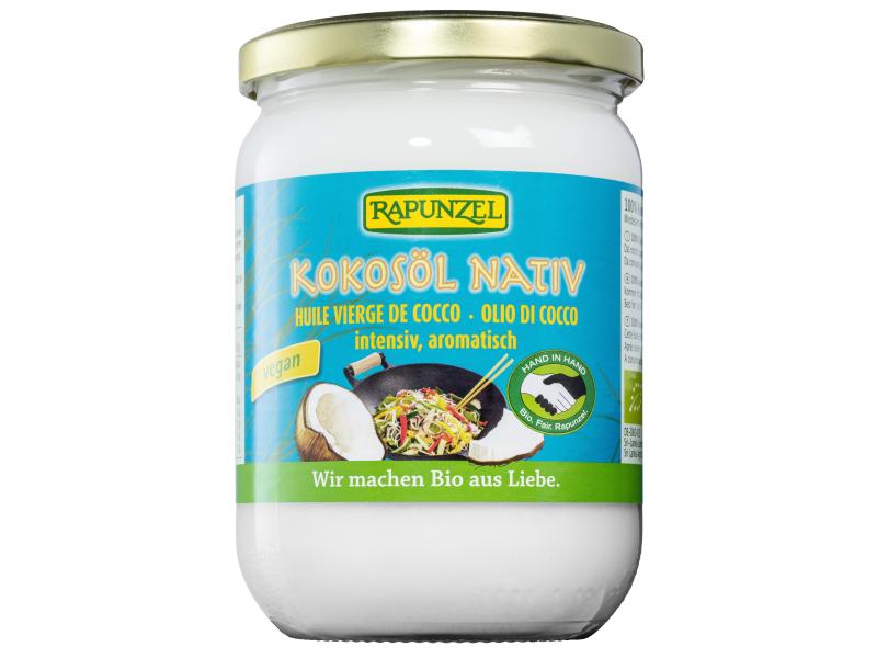 Rapunzel Bio  Kokosöl nativ 400 g Reines und naturbelassenes Kokosnussöl