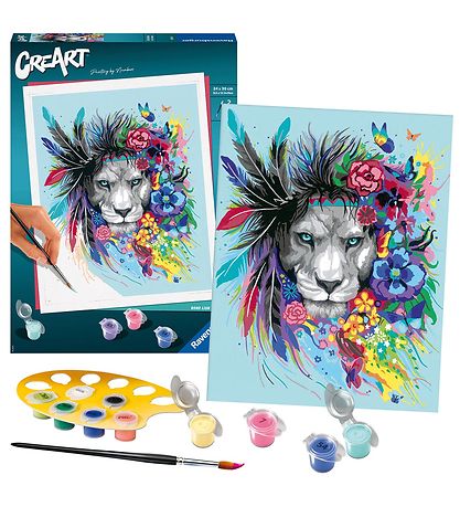 Ravensburger CreArt Males?t - Boho Lion
