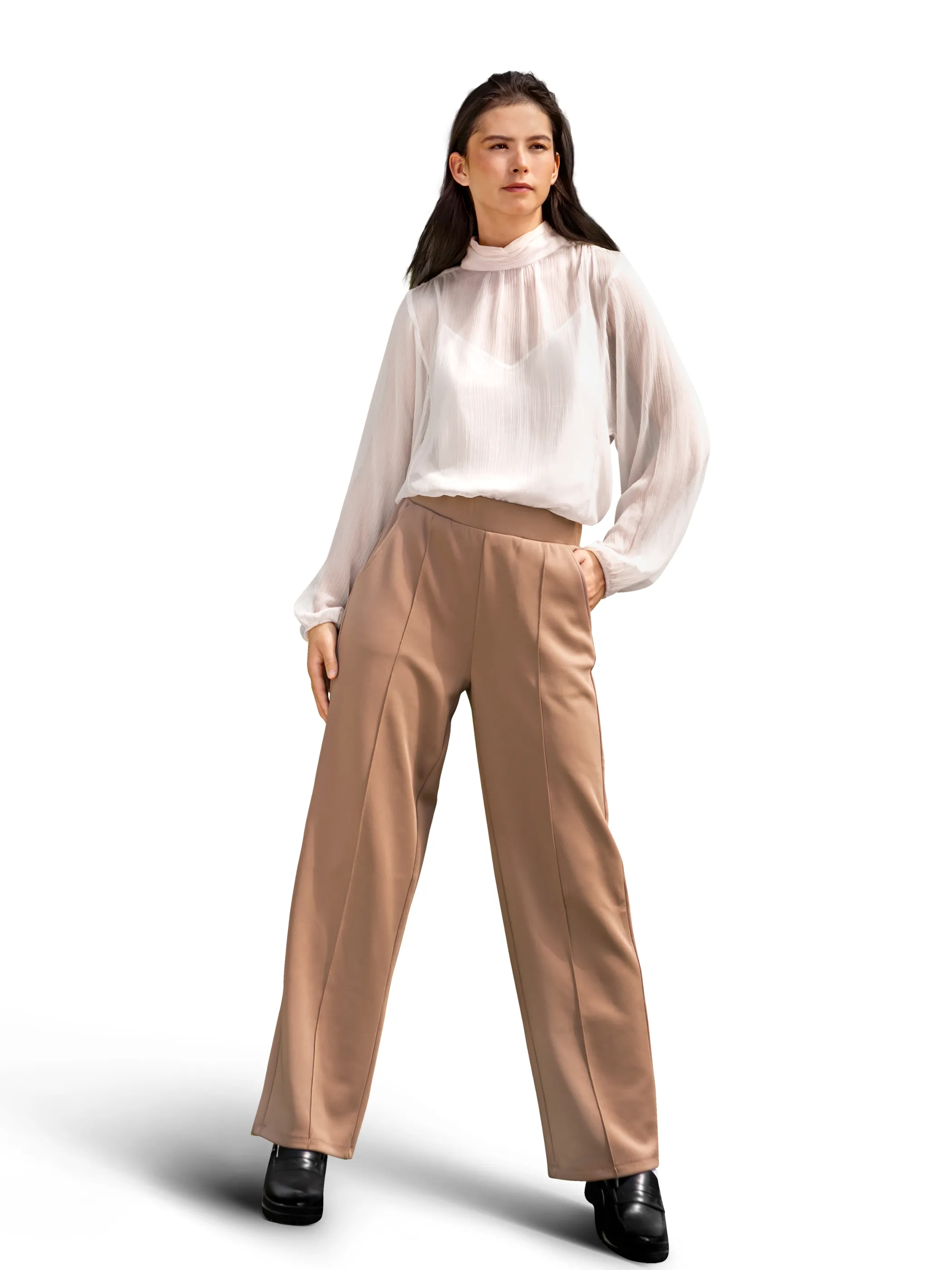 Vero Moda VMPANNA HW WIDE PANT Hose