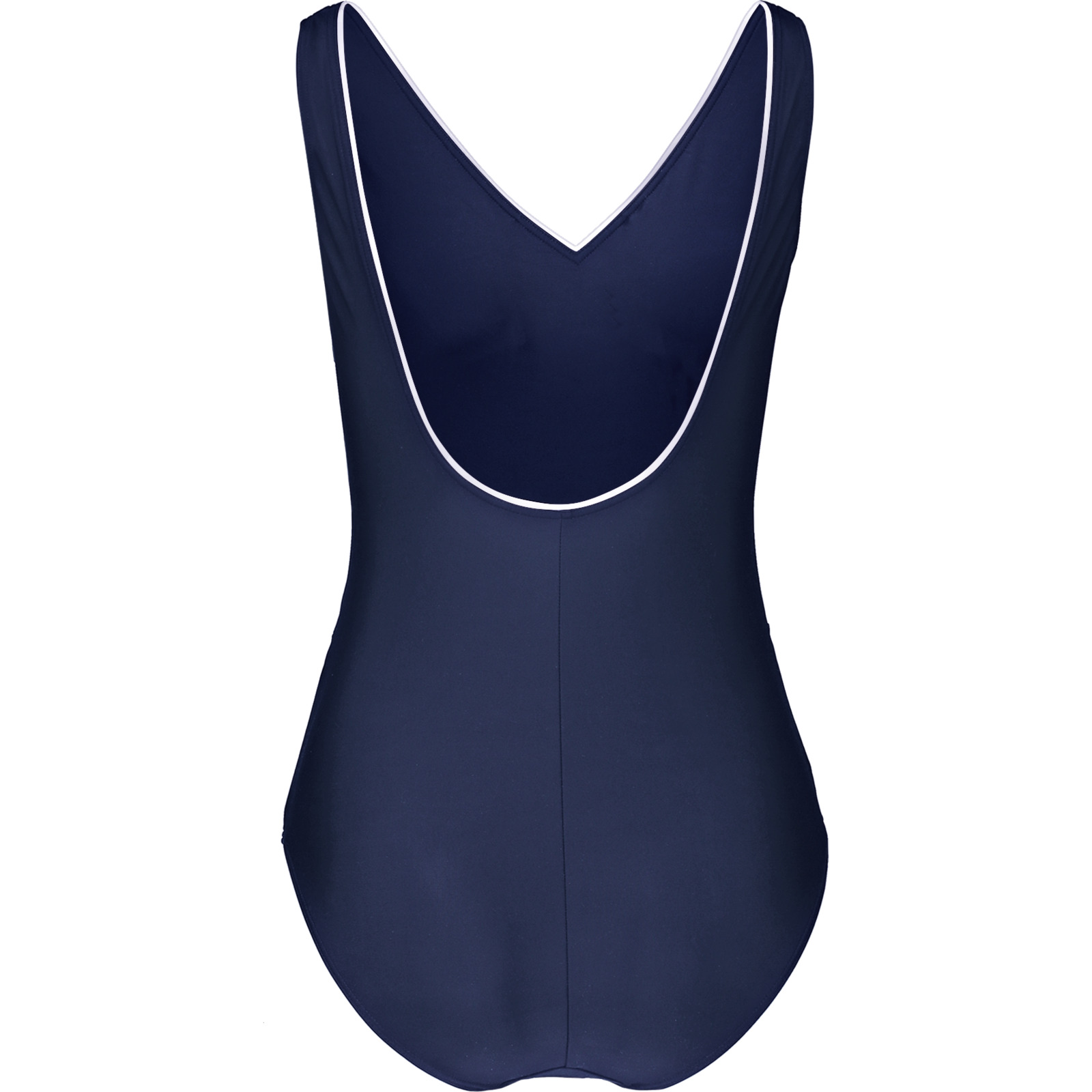 Damen-Badeanzug Piping 42C, navy