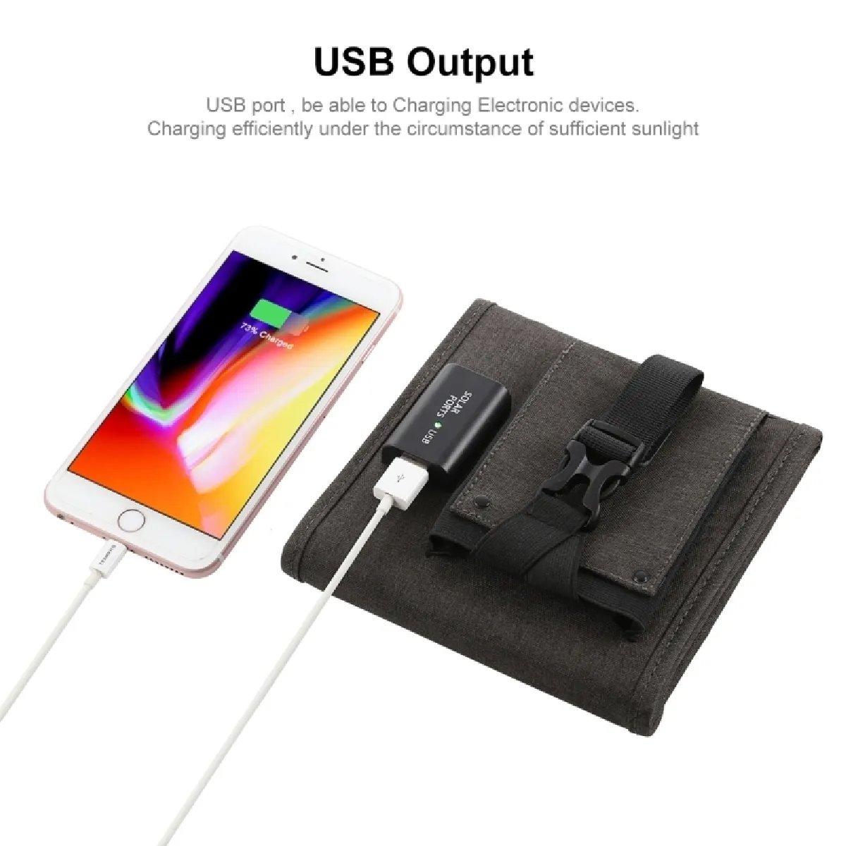 Wewoo Chargeur Solaire Pliable 14W