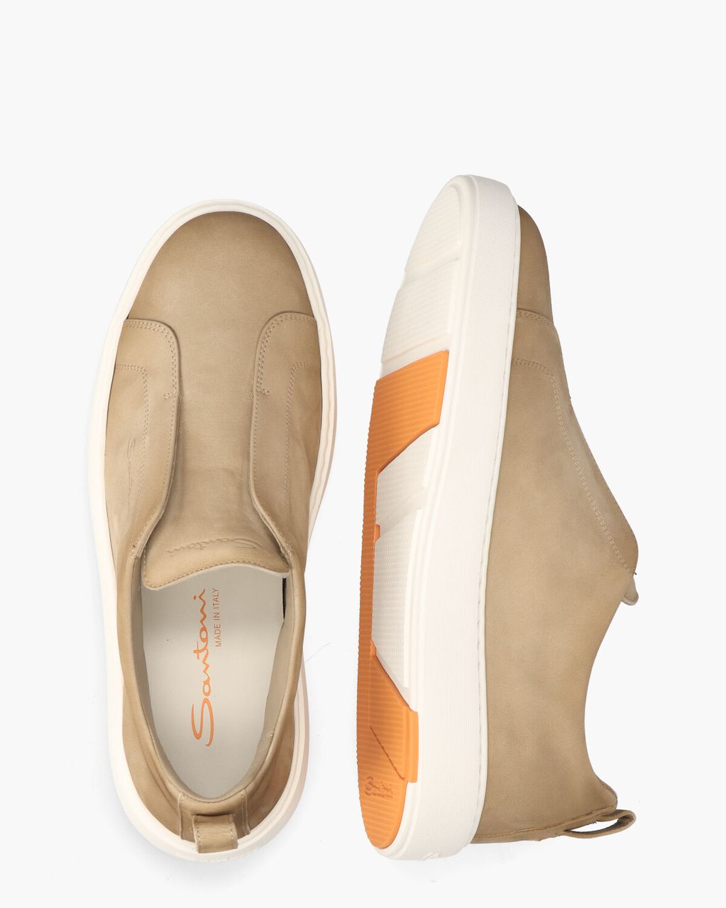 Santoni 21995 Lichtbruin Herensneakers