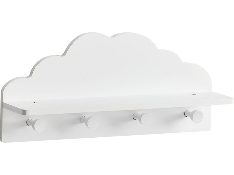 Zeller Present Kinder-Wandgarderobe Wolke Garderobenleiste in Wolkenform