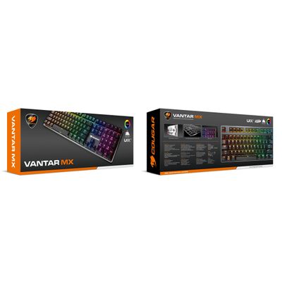 Cougar VANTAR MX - clavier gamer filaire - Azerty - rétroéclairé