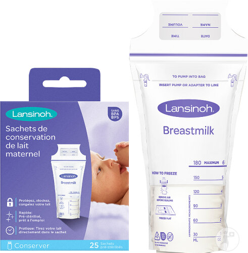 Lansinoh Sachets De Conservation De Lait Maternel 25 Sachets