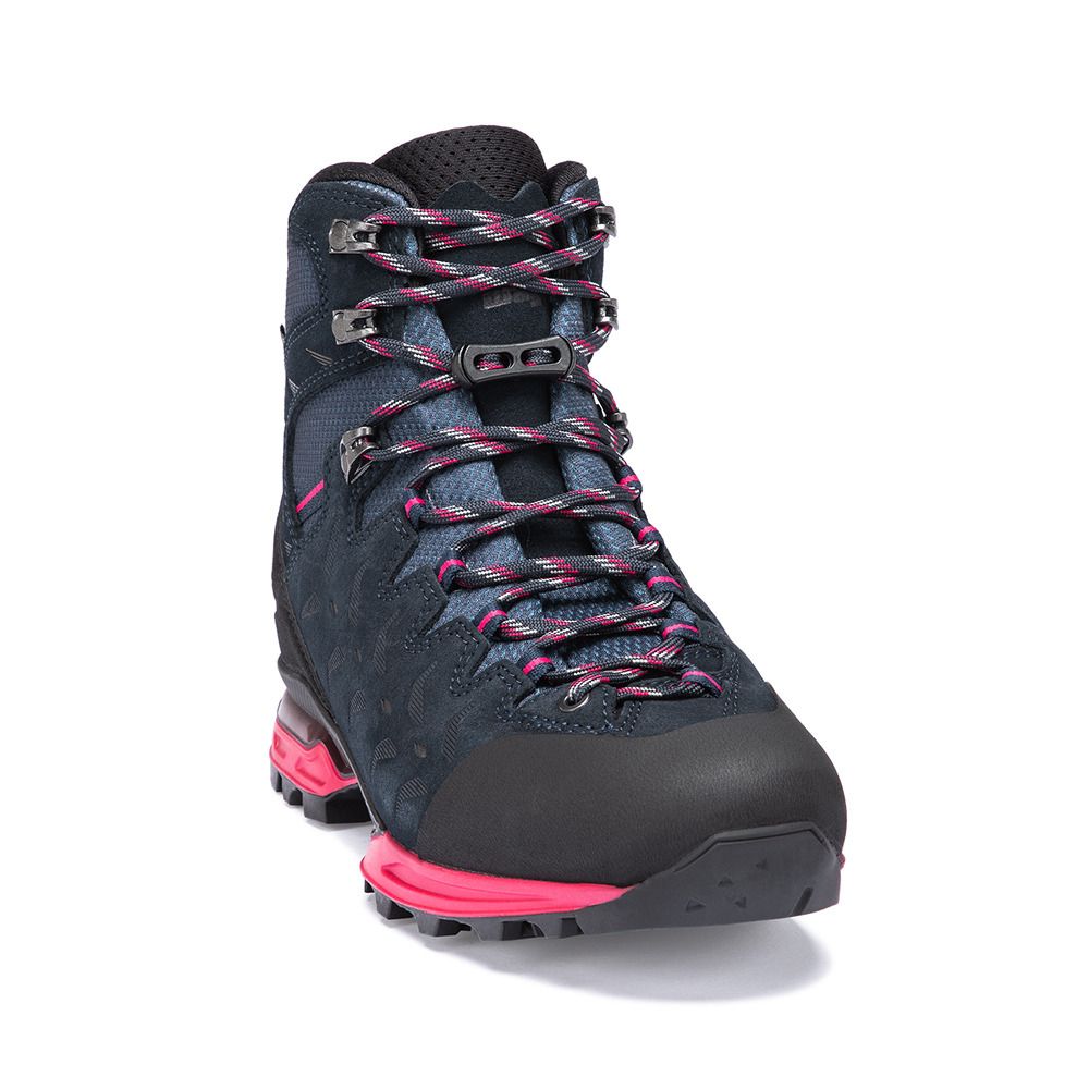 Hanwag MAKRA TREK GTX - Chaussures randonné Femme navy/pink