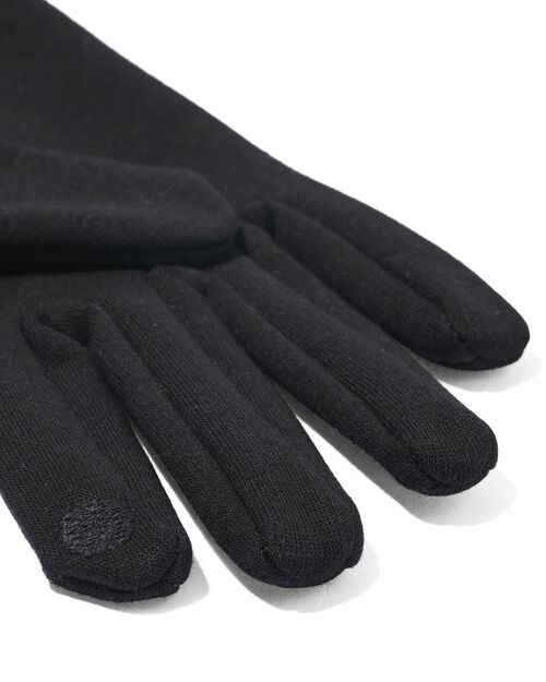 gants touchscreen noir