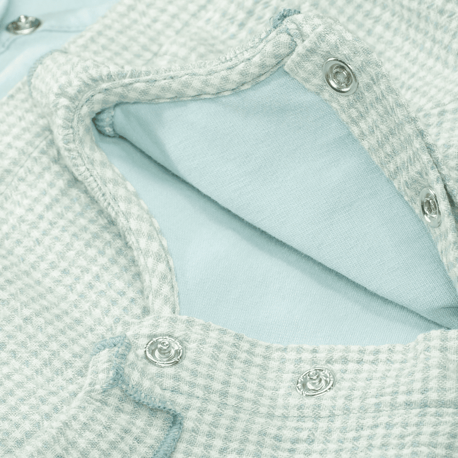 STACCATO Bluse+Body pale mint kariert