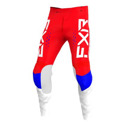 Pantalon cross FXR CLUTCH PRO RED/ROYAL BLUE/WHITE 2022 - Rouge