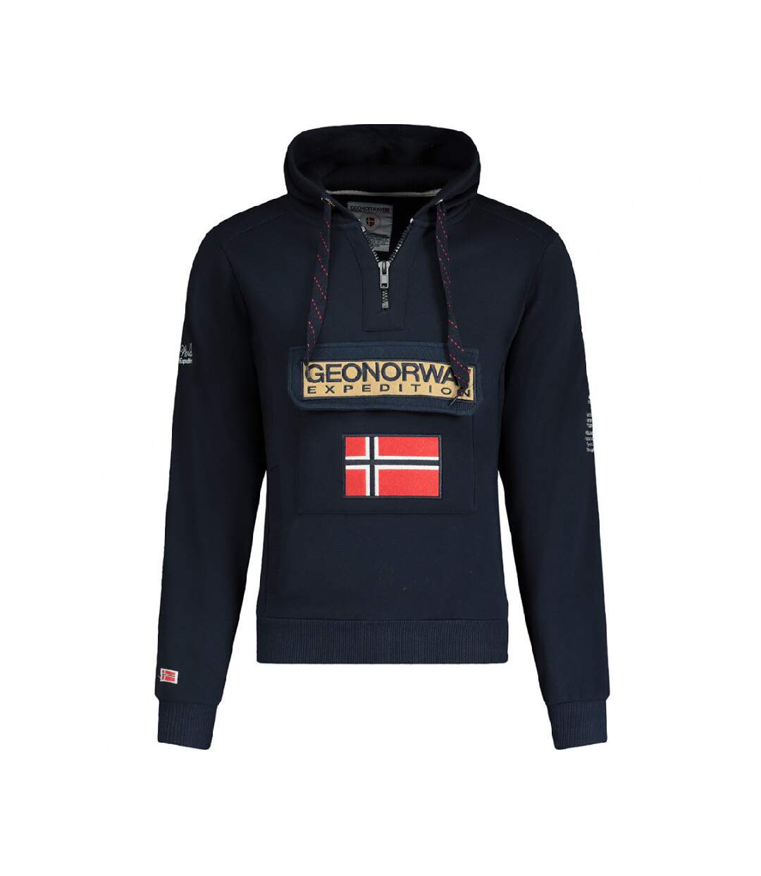 Sweat à capuche Marine Homme Geographical Norway Gymclass Assor