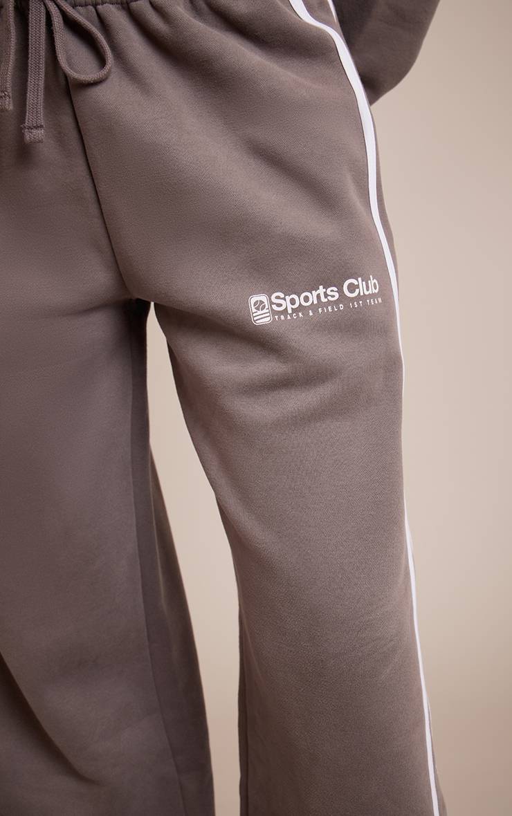 Charbon Jogger Large Taille Haute Imprimé Club Sportif Pour Grande Taille