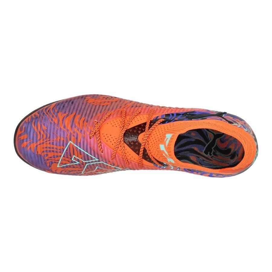 PUMA Future 8 Ultimate AG Creativity - Orange Poppy/Dark Amethyst/Bleu/Noir ÉDITION LIMITÉE