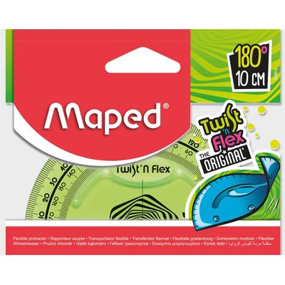 Maped Twist'n Flex - Rapporteur flexible 10 cm - 180°
