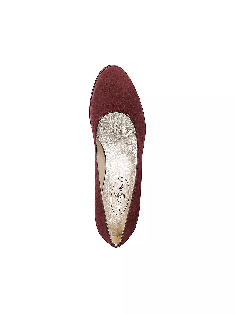 DIRNDL & BUA Trachtenschuhe - Pumps rot