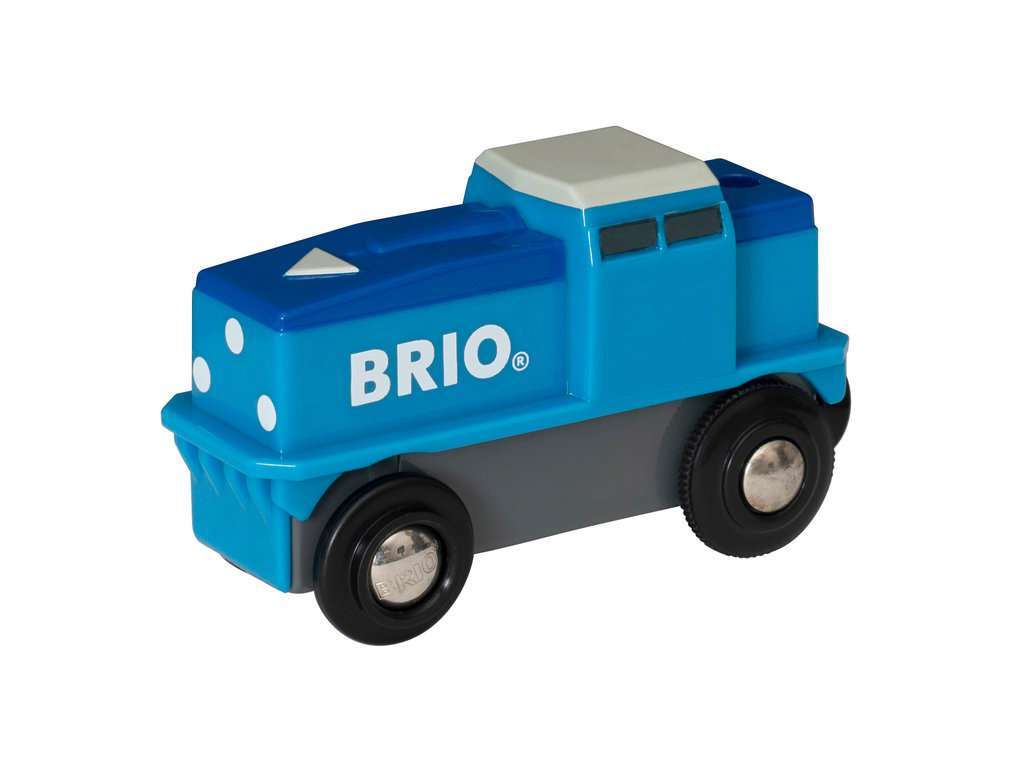 BRIO Spiel Blaue Batterie Frachtlok