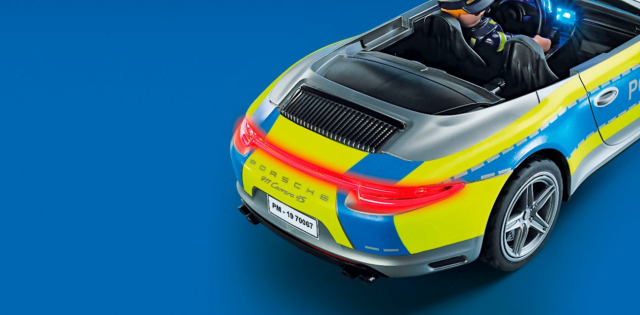 Playmobil® Konstruktions-Spielset »Porsche 911 Carrera 4S Polizei (70067), My Action Heroes« Made in Germany