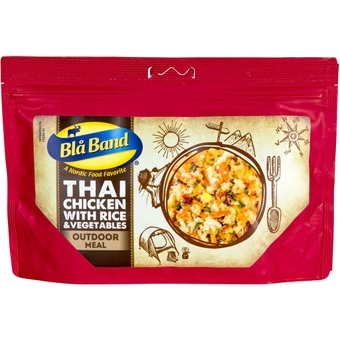 Blå Band Thai Hühnchen mit Reis und Gemüse Trekkingmahlzeit