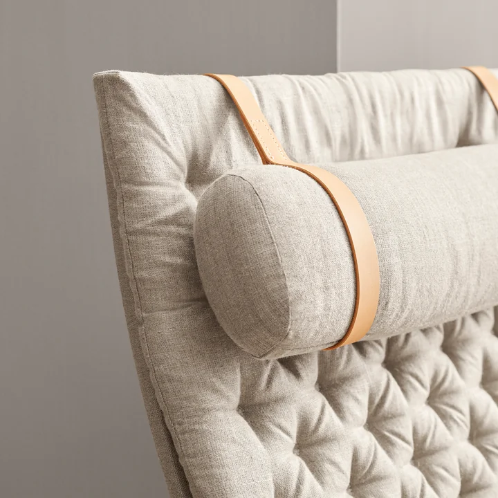 Carl Hansen - FK10 Plico Lounge Chair, Eiche geölt / Canvas natur / Leinen natur