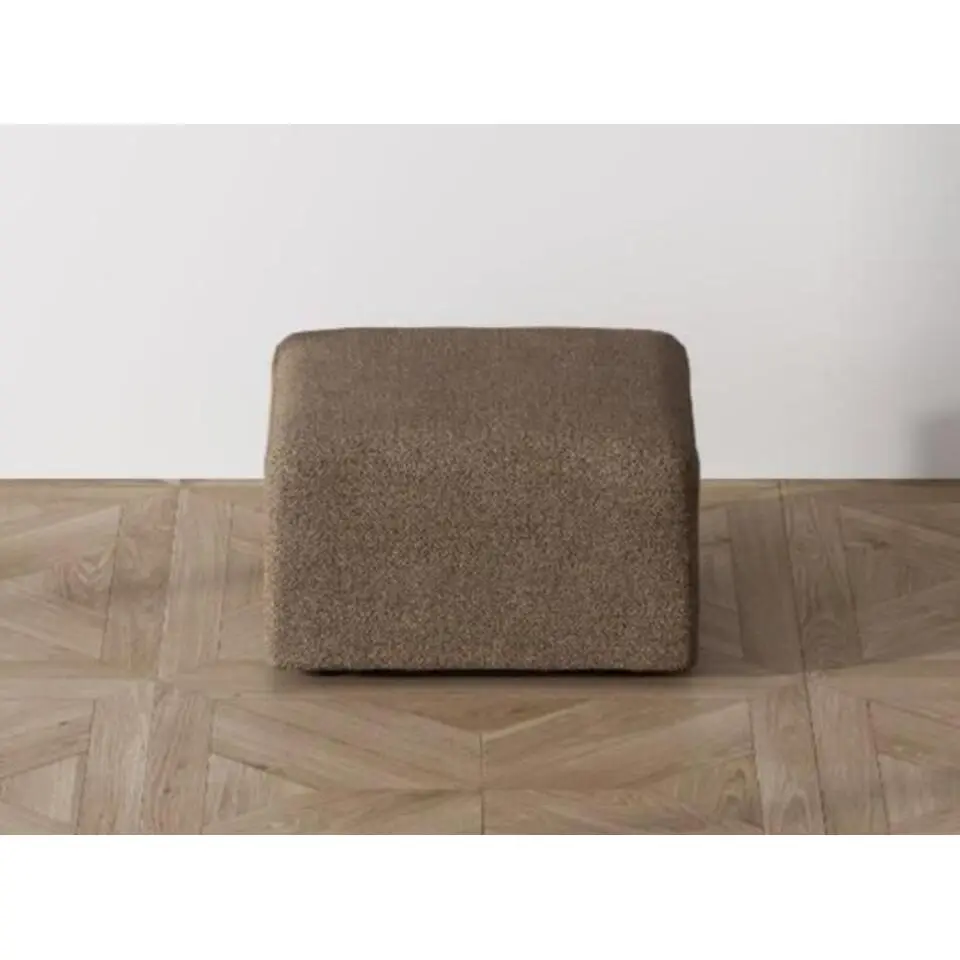 Hioshop Cubic poef bruin