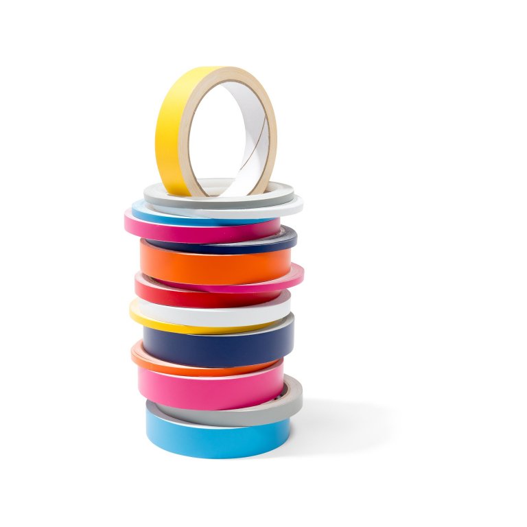 Farbiges Klebeband opak, matt