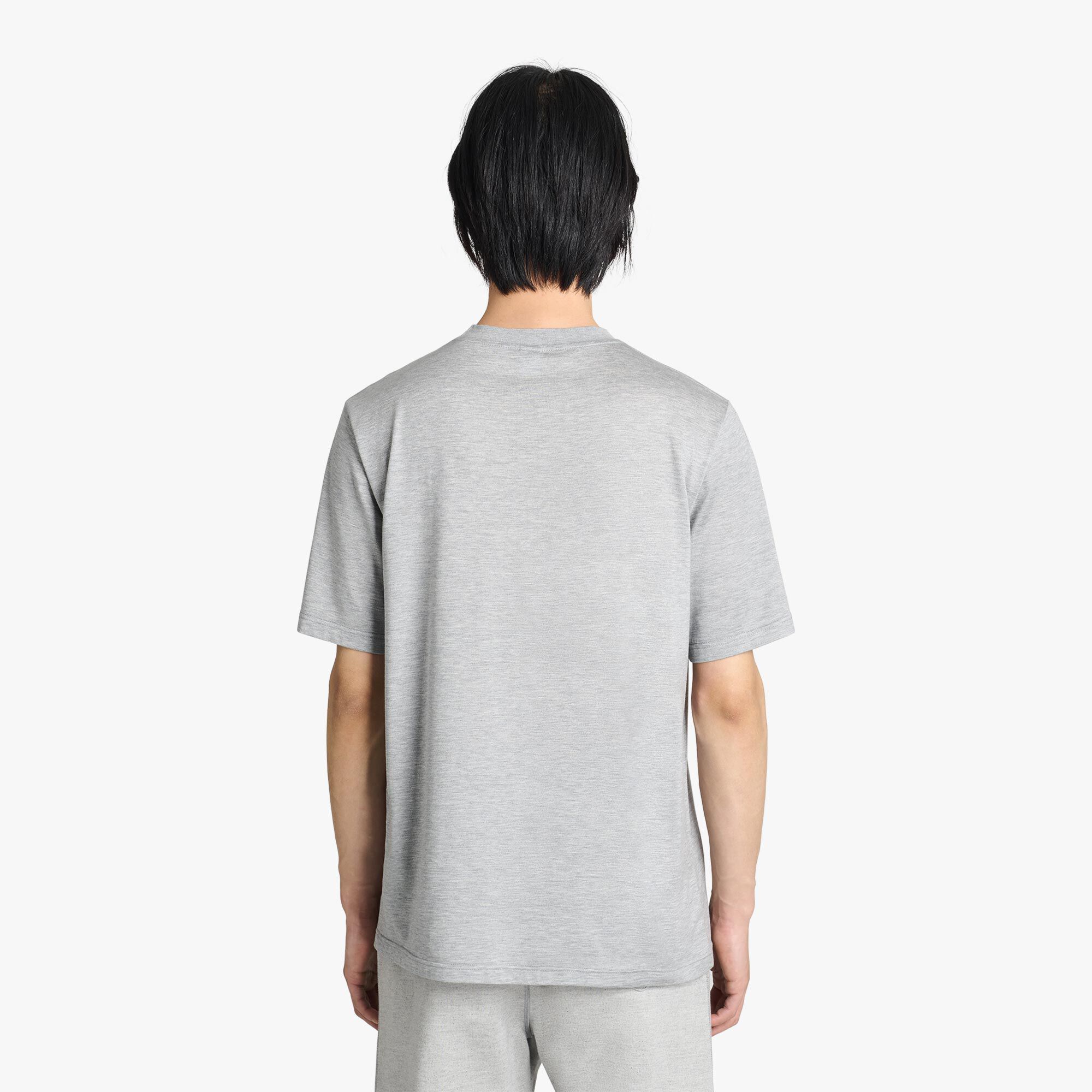 T-Shirt Scritto Avec Effet Suede