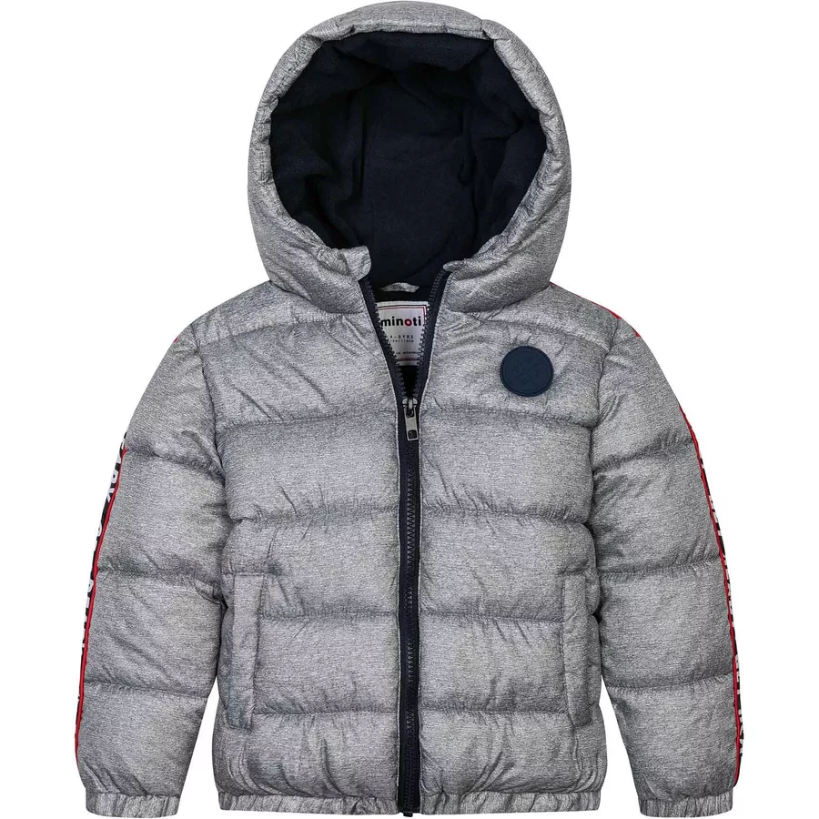 MINOTI Winterjacke GrauBlauRot
