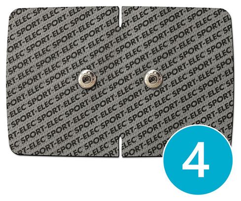 Electrodes sans fil grises Sport-Elec Electrostimulation