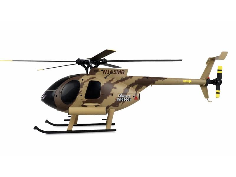 Amewi Helikopter AFX MD500E Militär 4-Kanal, RTF 4-Kanal RC Heli mit 6G Gyro