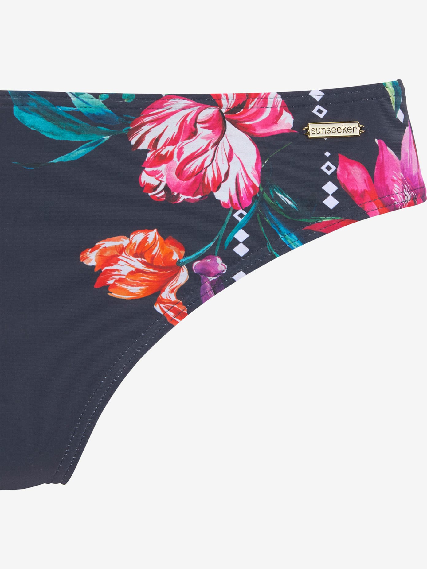 Bas de maillot de bain imprimé floral moderne