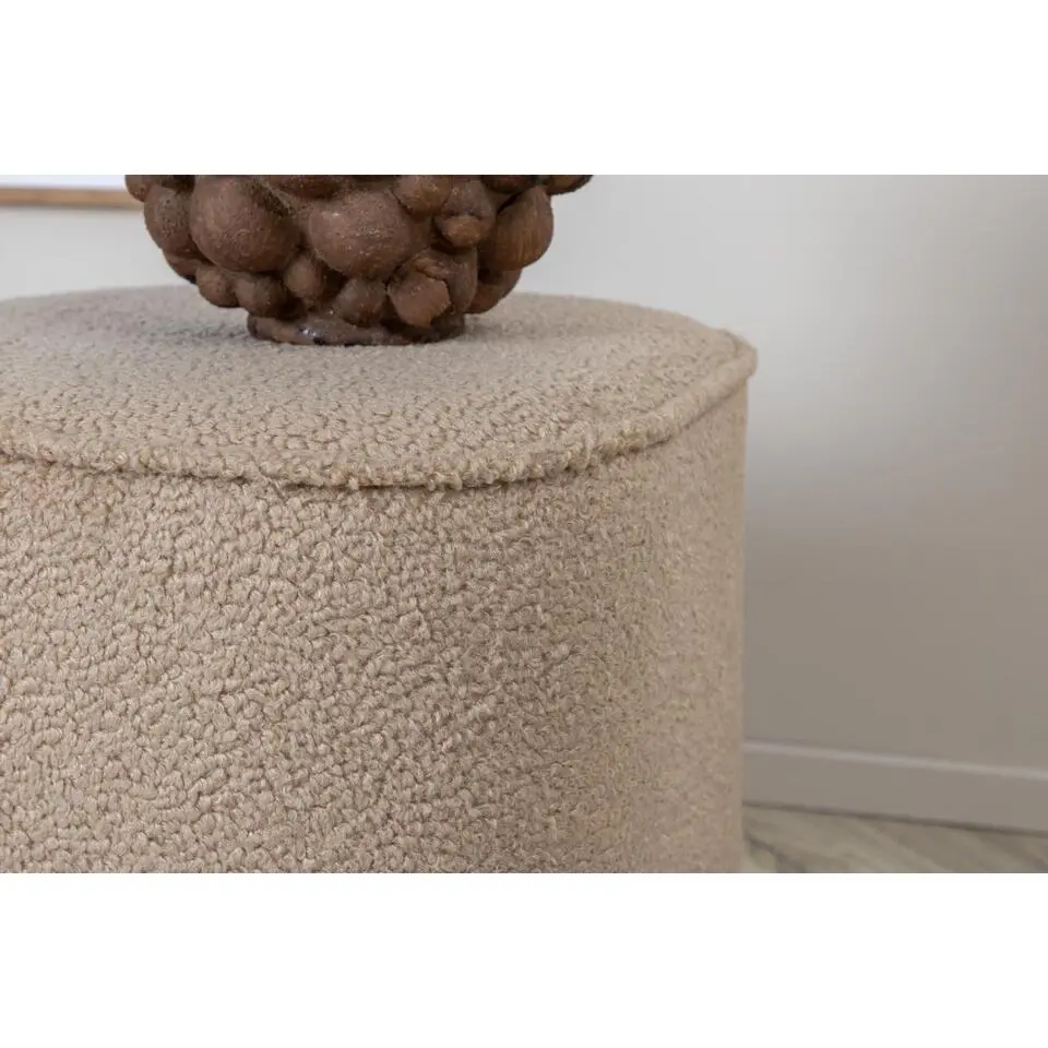 Svea - Arlo poef - teddy - beige